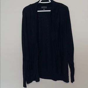 Plus Size Black Cardigan